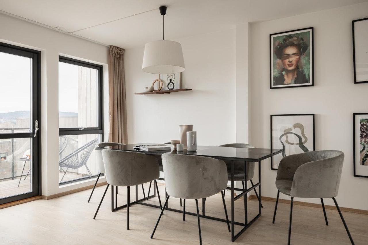 Ferienwohnung Nitteberglia Kjeller Exterior foto